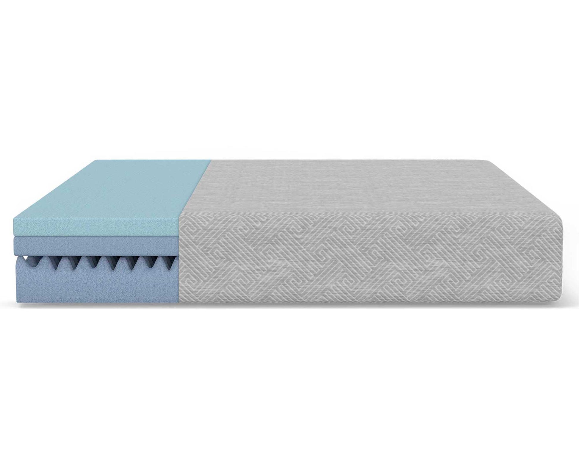 Therapedic 800 Memory Foam Mattress isolated