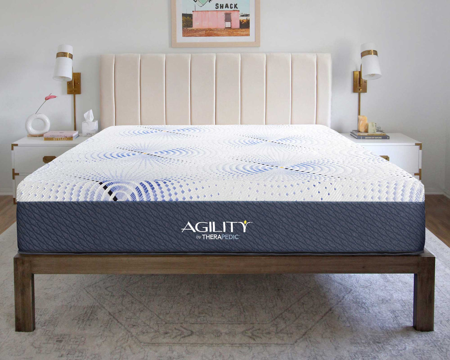 agility mattress in a room setting