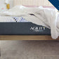 agility mattress in a room setting with a "new look" banner