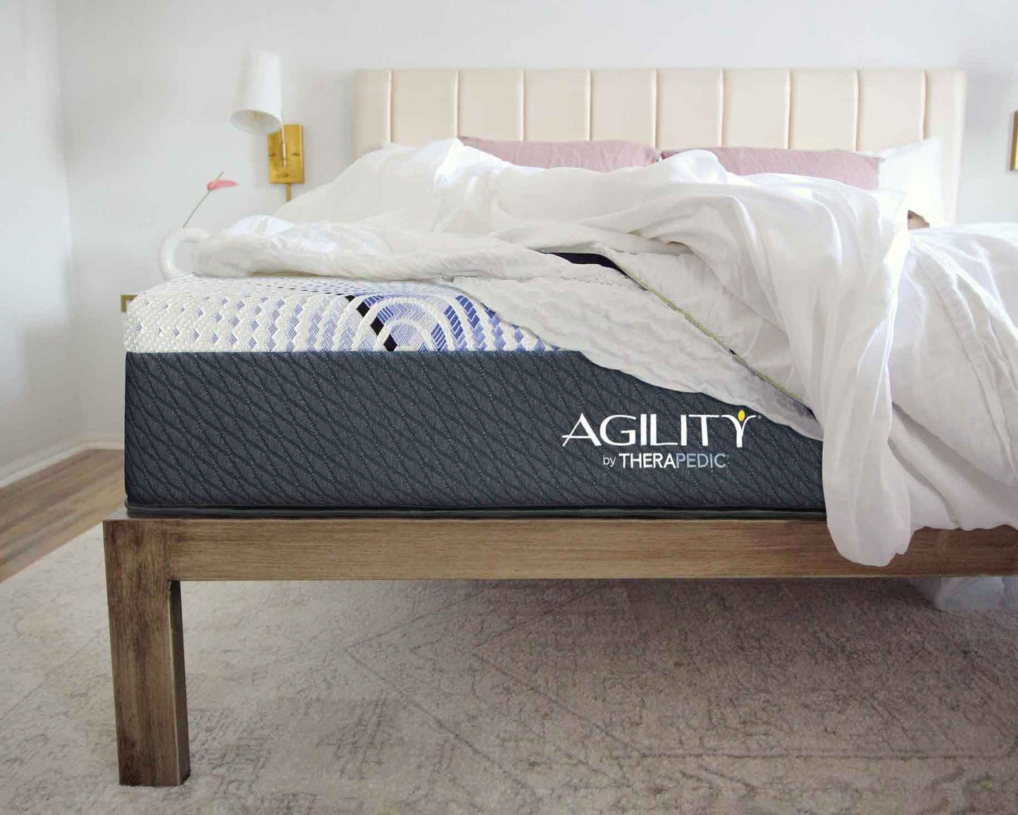 agility mattress in a room setting 